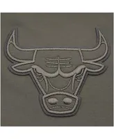 Men's Pro Standard Gray Chicago Bulls Neutrals Short Sleeve Pullover Hoodie