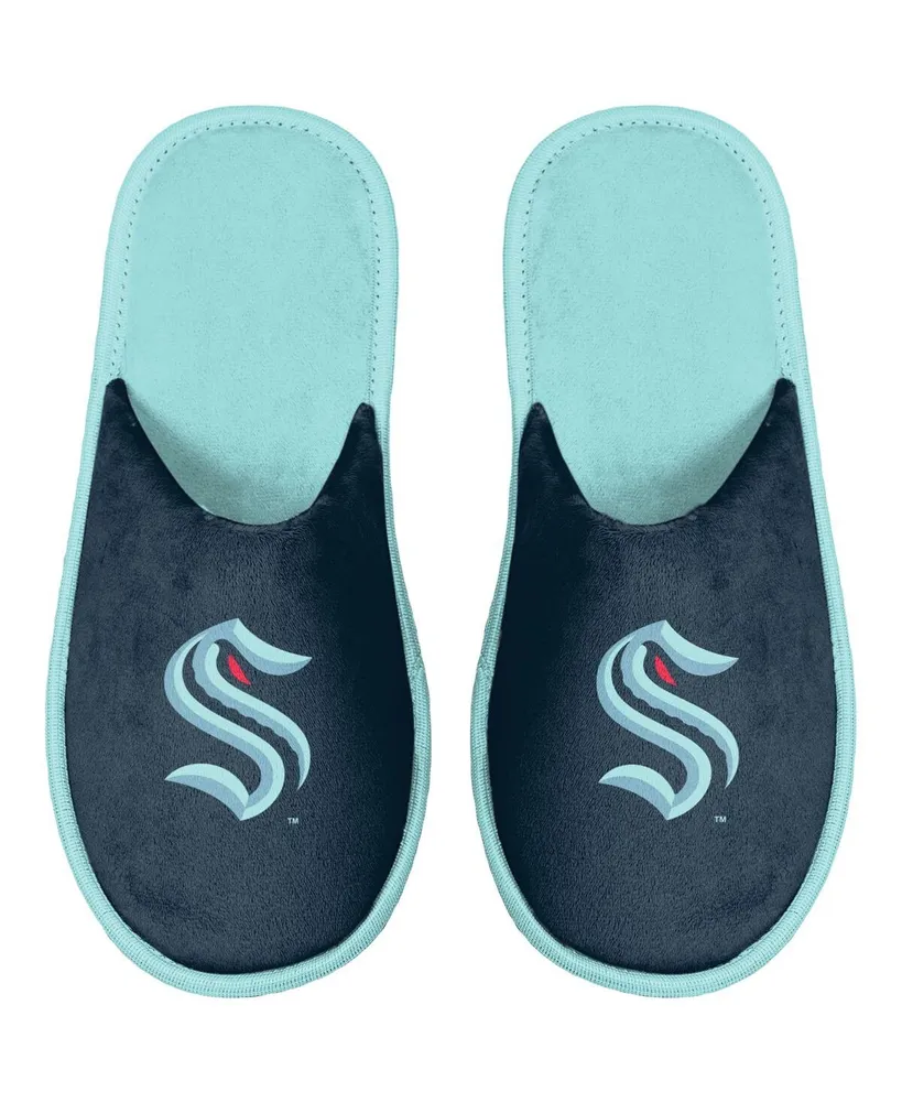 Youth Boys and Girls Foco Seattle Kraken Team Scuff Slippers