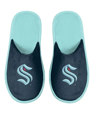 Youth Boys and Girls Foco Seattle Kraken Team Scuff Slippers