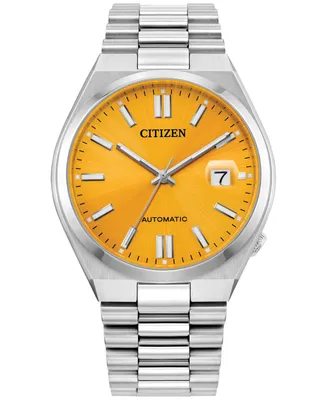 Citizen Men's Tsuyosa Automatic Stainless Steel Bracelet Watch 40mm - Silver