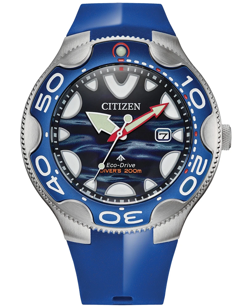 Citizen Eco-Drive Men's Promaster Orca Light Blue Strap Watch 46mm