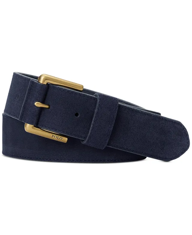 Tommy Hilfiger Men's Double-Loop Feather-Edge Belt