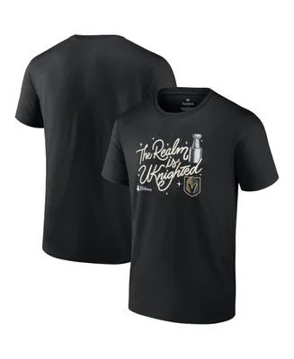 Men's Fanatics Black Vegas Golden Knights 2023 Stanley Cup Champions Parade Celebration T-shirt