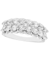 Diamond Scalloped Edge Band (1-1/2 ct. t.w.) in 14k White Gold