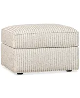 Jalia Fabric Chair Ottoman, Created for Macy's