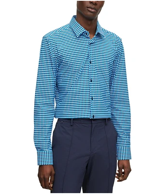 Boss by Hugo Men's Slim-Fit Performance Dress Shirt