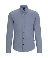 Boss by Hugo Boss Men's Printed Performance Slim-Fit Shirt