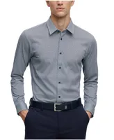 Boss by Hugo Boss Men's Printed Performance Slim-Fit Shirt