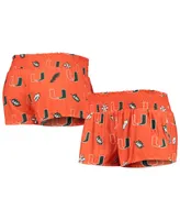 Women's Wes & Willy Orange Miami Hurricanes Beach Shorts