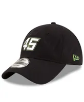 Men's New Era Black Kurt Busch Driver Enzyme Washed 9TWENTY Adjustable Hat