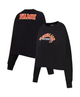 Women's Black Florida A&M Rattlers Classic 3-Hit Pullover Sweatshirt