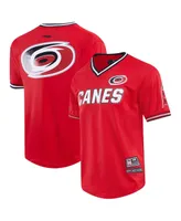 Men's Pro Standard Red Carolina Hurricanes Classic Mesh V-Neck T-shirt