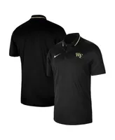 Men's Nike Black Wake Forest Demon Deacons 2023 Sideline Coaches Performance Polo Shirt