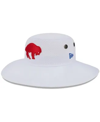 Men's New Era White Buffalo Bills 2023 Nfl Training Camp Throwback Panama Bucket Hat