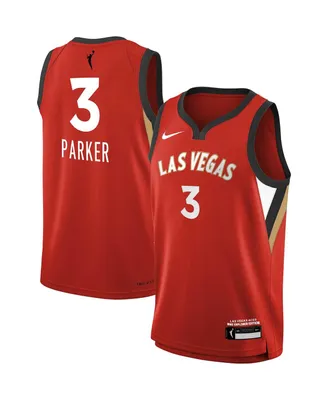 Big Boys and Girls Nike Candace Parker Red Las Vegas Aces 2022 Explorer Edition Victory Player Jersey
