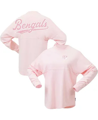 Women's Fanatics Pink Cincinnati Bengals Millennial Spirit Jersey T-shirt