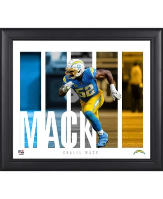 Khalil Mack Los Angeles Chargers Framed 15'' x 17'' x 1'' Player Panel Collage