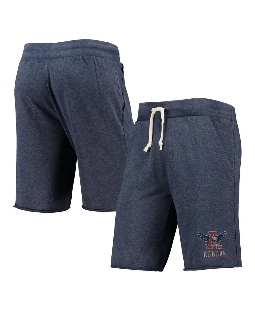 Men's Heathered Navy Alternative Apparel Auburn Tigers Victory Lounge Shorts