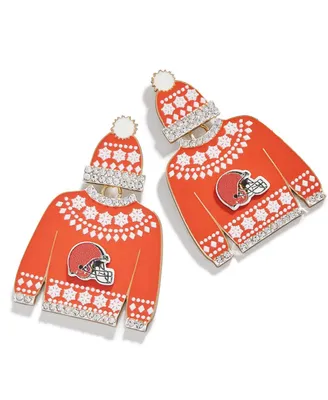 Women's Baublebar Cleveland Browns Sweater Earrings