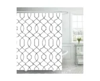 Designers Guild Rabeshi Slate Shower Curtain, 72" x 72"