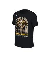 Women's Nike Black Denver Nuggets 2023 Nba Finals Champions Locker Room T-shirt