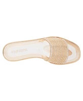 Olivia Miller Women's Myrtle Rhinestones Jelly Slide Sandal