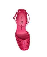 Katy Perry Women's The Uplift Strappy Dress Sandals - Luminous Pink