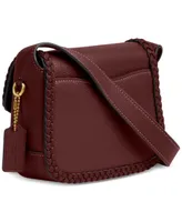 Coach Braided Trim Polished Pebble Leather Tabby Messenger 19
