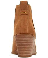 Toms Women's Clare Slip On Wedge Booties