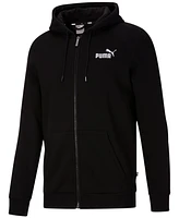 Puma Men's Zip-Front Long Sleeve Small Logo Fleece Hoodie