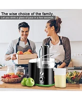 Costway Electric Juicer Wide Mouth Fruit & Vegetable Centrifugal Juice Extractor 2 Speed