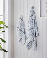 Skl Home Farmhouse Stripe Cotton 2 Piece Hand Towel Set, 26" x 16"