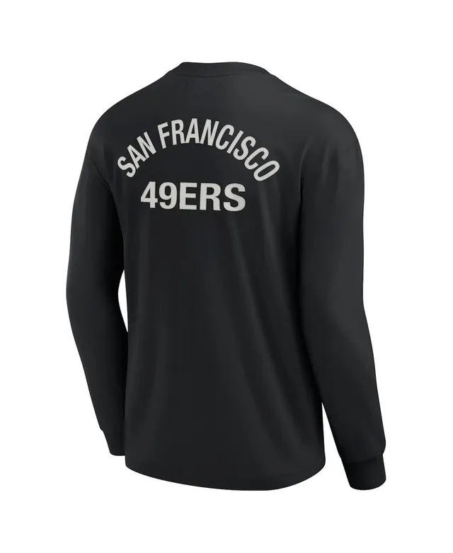 Unisex San Francisco 49ers Fanatics Signature Gray Super Soft Short Sleeve  T-Shirt