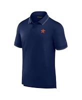 Men's Fanatics Signature Navy Houston Astros Pique Polo Shirt