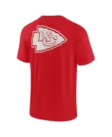 Men's and Women's Fanatics Signature Red Kansas City Chiefs Super Soft Short Sleeve T-shirt