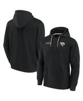 Men's and Women's Fanatics Signature Black Jacksonville Jaguars Super Soft Fleece Pullover Hoodie