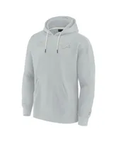 Men's and Women's Fanatics Signature Gray Detroit Lions Super Soft Fleece Pullover Hoodie