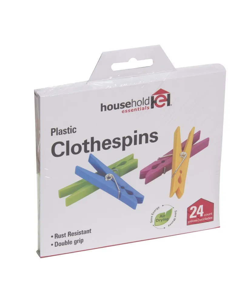 Clothespins Plastic Set of 24