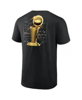 Men's Fanatics Black Denver Nuggets 2023 Nba Finals Champions Triple Threat Roster Signature T-shirt