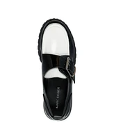 Marc Fisher Women's Hazelton Slip-On Lug Sole Casual Loafers