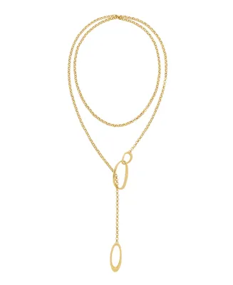 Calvin Klein Women's Stainless Steel Oval Chain Necklace
