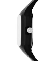 Diesel Men's Cliffhanger 2.0 Quartz Three Hand Black Silicone Watch 45mm Set