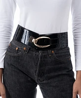 I.n.c. International Concepts Women's Interlocking Hook Stretch Belt