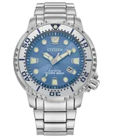 Citizen Eco-Drive Men's Promaster Dive Stainless Steel Bracelet Watch 44mm - Silver