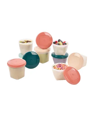 Babymoov Babybowls Biosourced Food Containers Set of 16 8 x 6 oz + 8 x 8.45 oz