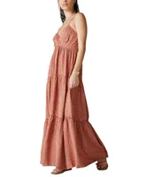 Lucky Brand Women's Paisley-Print Tiered Maxi Dress