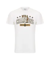 Men's and Women's Sportiqe White Denver Nuggets 2023 Nba Finals Champions Bingham Premium T-shirt