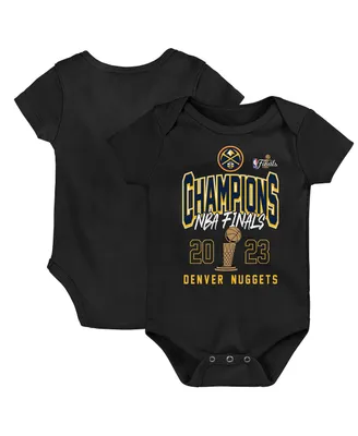 Infant Boys and Girls Black Denver Nuggets 2023 Nba Finals Champions Hype Bodysuit