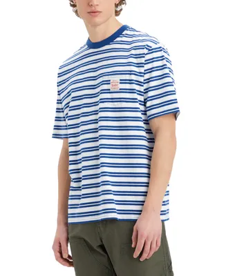 Levi's Men's Workwear Relaxed-Fit Stripe Pocket T-Shirt, Created for Macy's