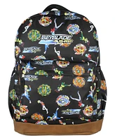 Beyblade Burst Spinner Top Allover Characters Anime Pattern School Book Bag Backpack